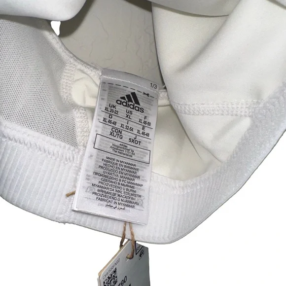 Adidas White Sports Bra - Picture 9 of 13
